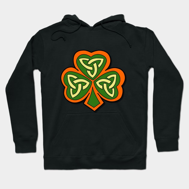 Celtic Shamrock Hoodie by AnnMarie